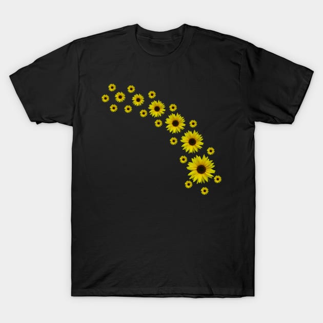 sunflower flowers garden nature giftidea T-Shirt by rh_naturestyles